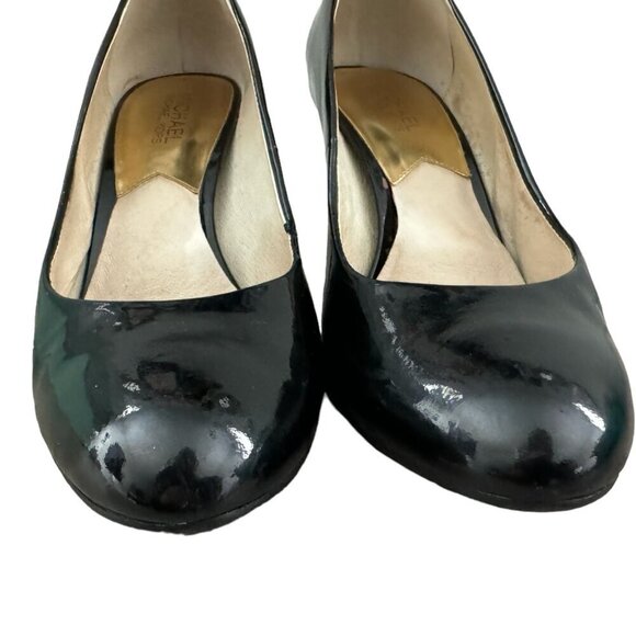 MICHAEL Michael Kors Black Patent Leather Flex Pump Heels Women's Size 9.5M - Picture 4 of 11